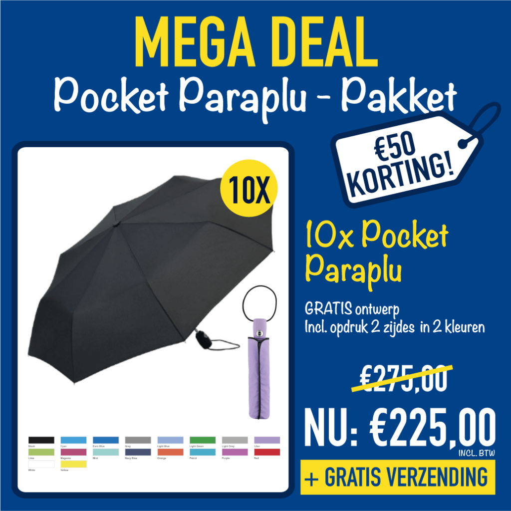 aanbieding paraplu